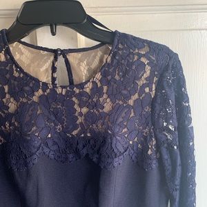 NWT Eliza J dress navy size 6